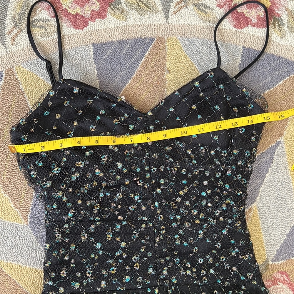 VINTAGE BETSEY JOHNSON BNWT NEW TULLE LACE PROM BARBIE MIDI DRESS XS S 0 2 4 - Picture 7 of 15